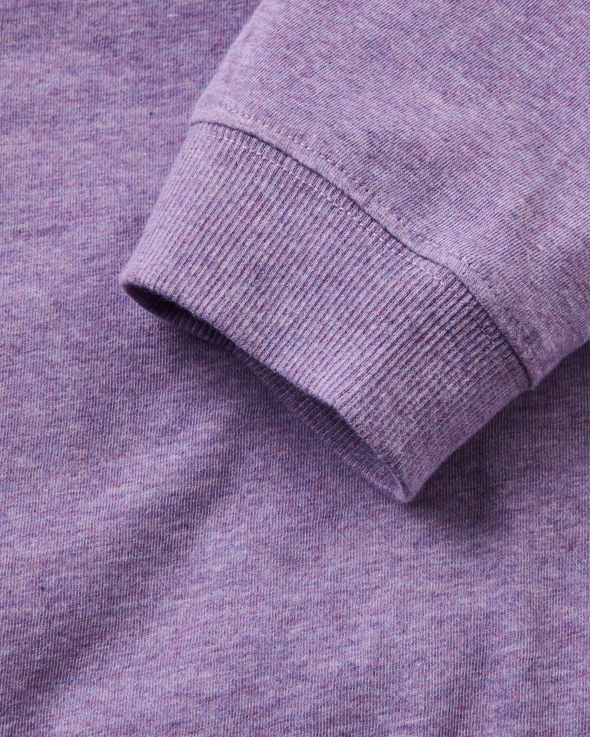 Legacy LS T-Shirt - Purple Haze Marl - Flatlay