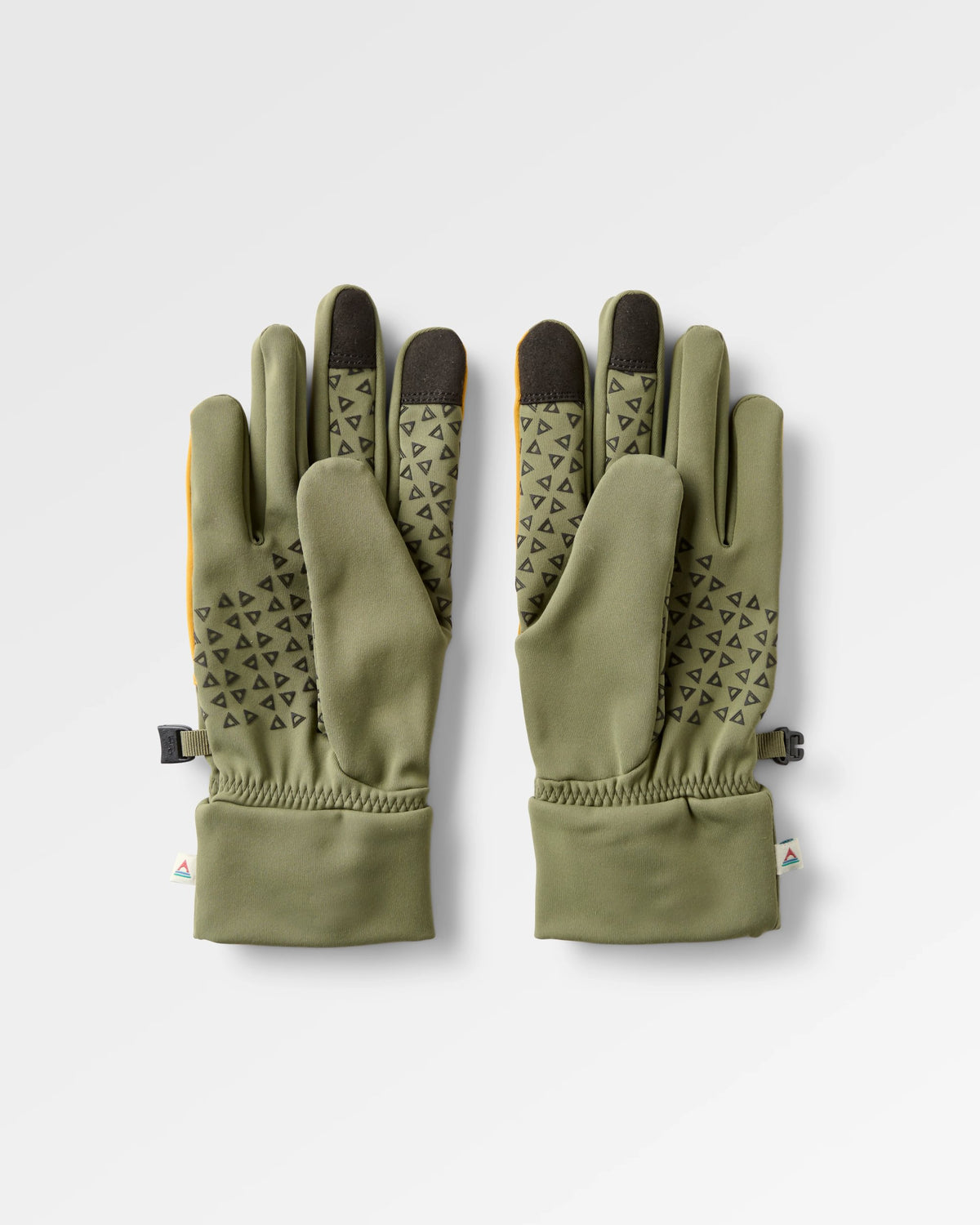 Jacks Touch Screen Gloves - Dusty Ochre - Flatlay