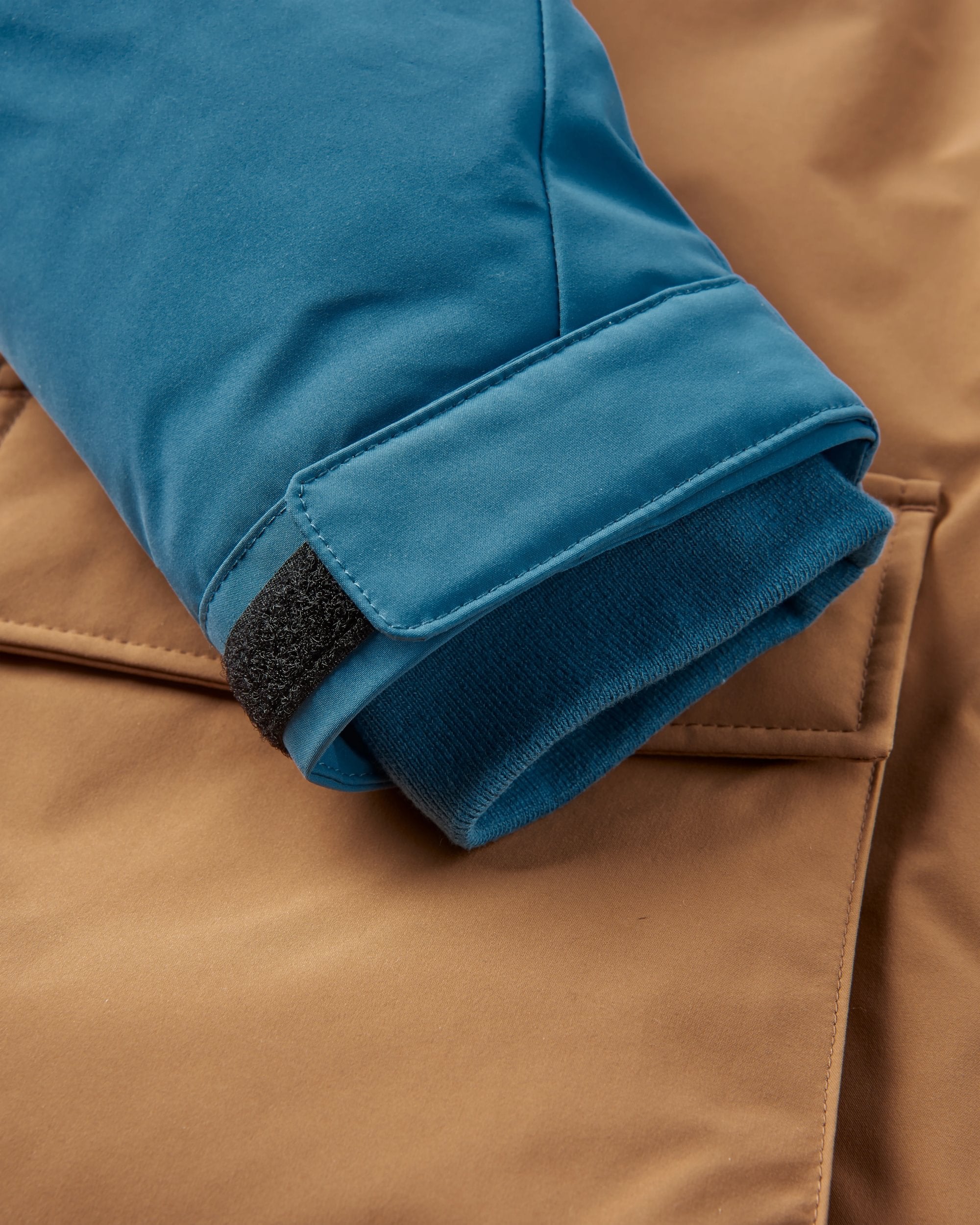 Baltic Recycled Insulated Parka - Toffee/Blue Steel - Flatlay