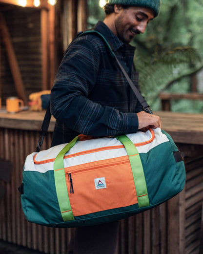 Boondocker Recycled 30L Duffel - Rain Forest Orange Multi