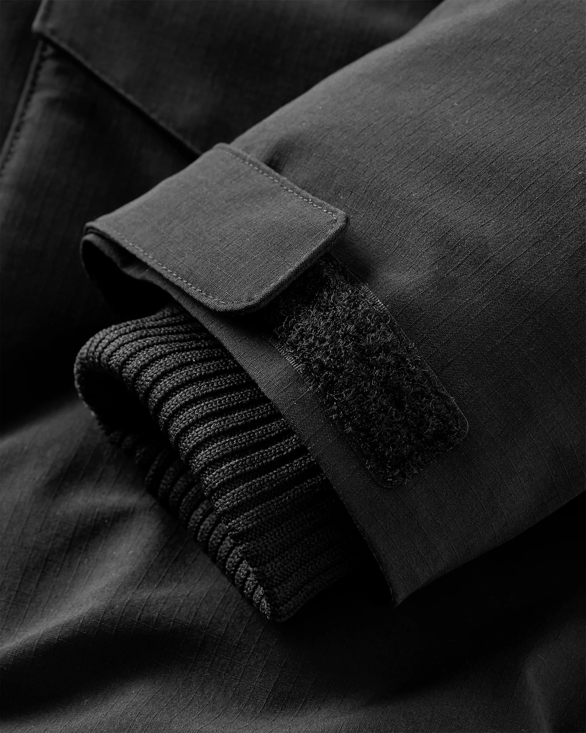 Telluride Waterproof Parka - Black - Flatlay