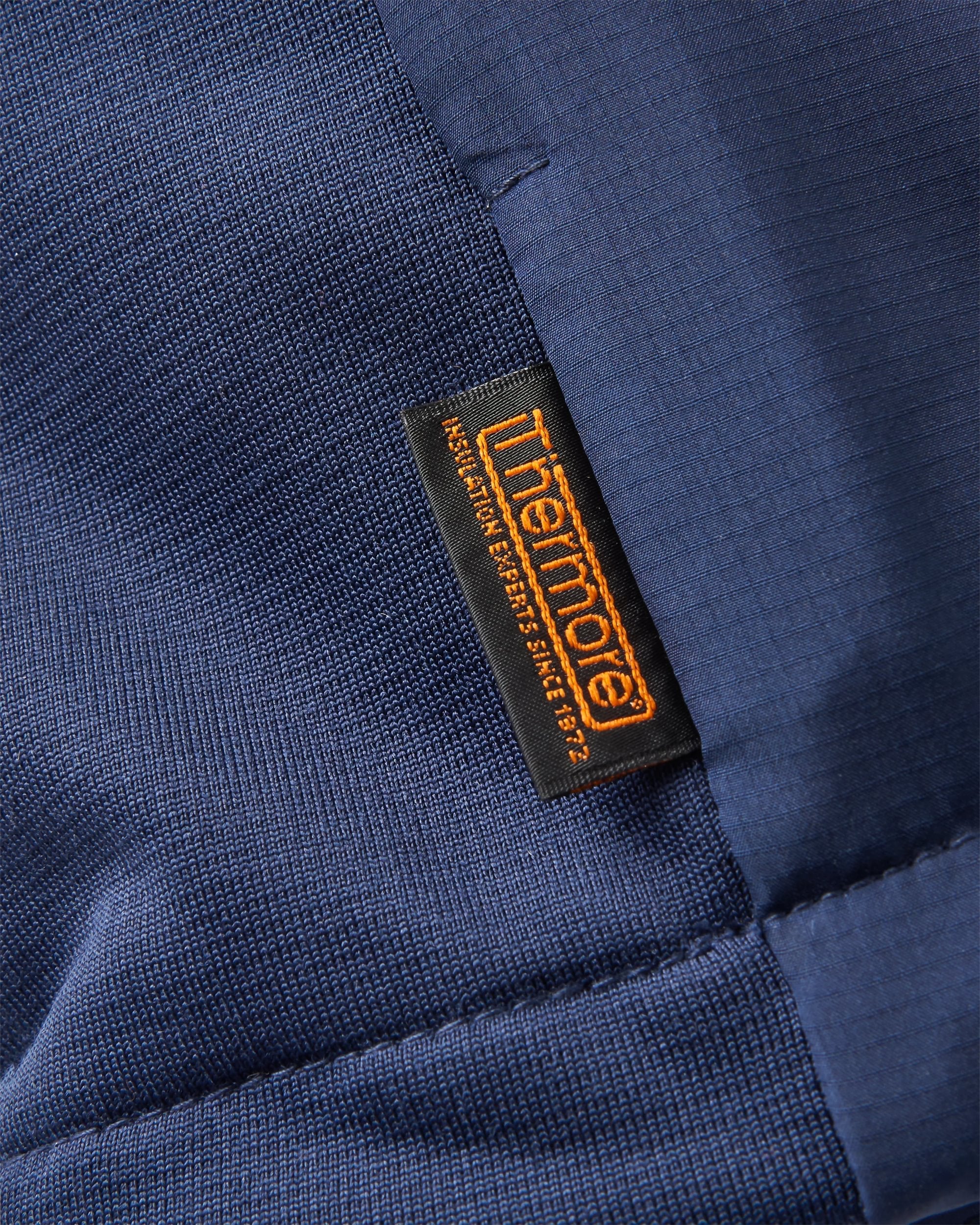 Shasta Lightweight Recycled Thermore® Insulated Gilet - Rich Navy/Dark Denim/Arctic - Flatlay