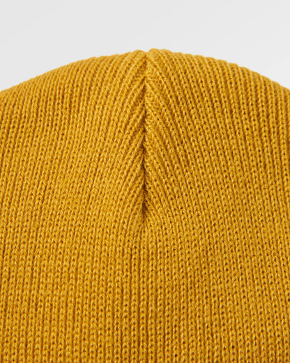 Core Recycled Low-Top Beanie - Mustard Yellow