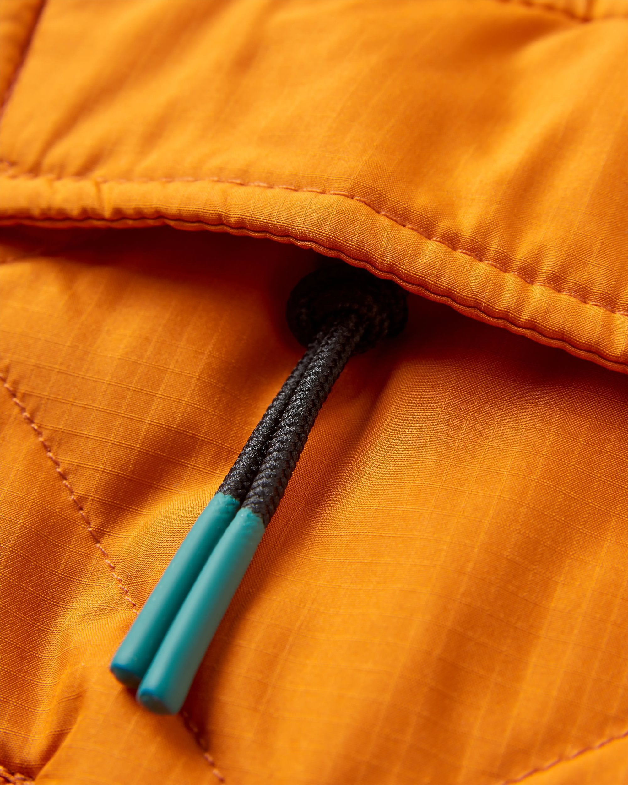 Ocean Recycled Insulated Anorak - Sunrise Orange - Flatlay