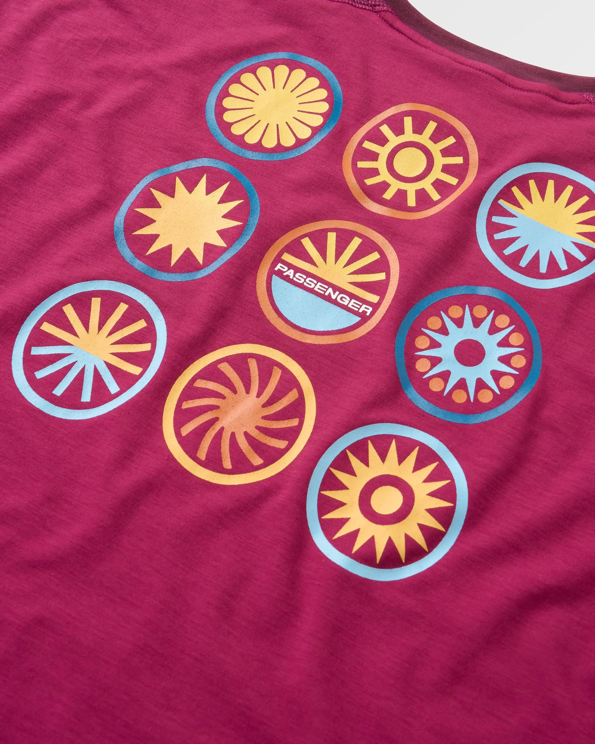 Chase The Light Active LS T-Shirt - Wild Berry  - Flatlay