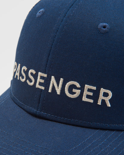 Passenger Recycled Cotton Trucker Cap - Rich Navy