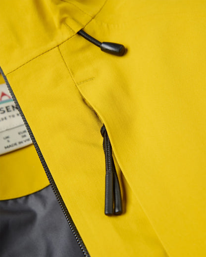 Serein Waterproof Jacket - Heritage Yellow - Flatlay