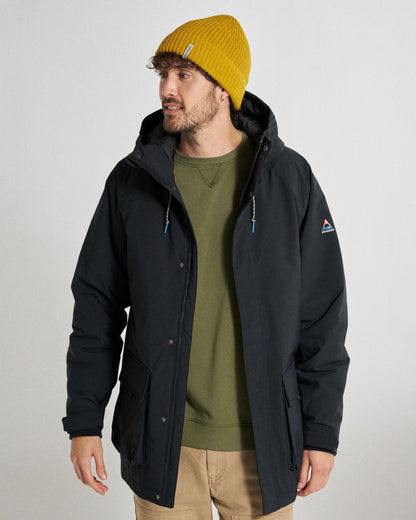 Baltic Recycled Insulated Parka - Black - Studio Model