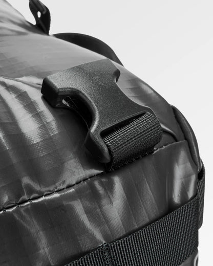 Roamer Recycled 80L Duffel Bag - Phantom Black - Flatlay