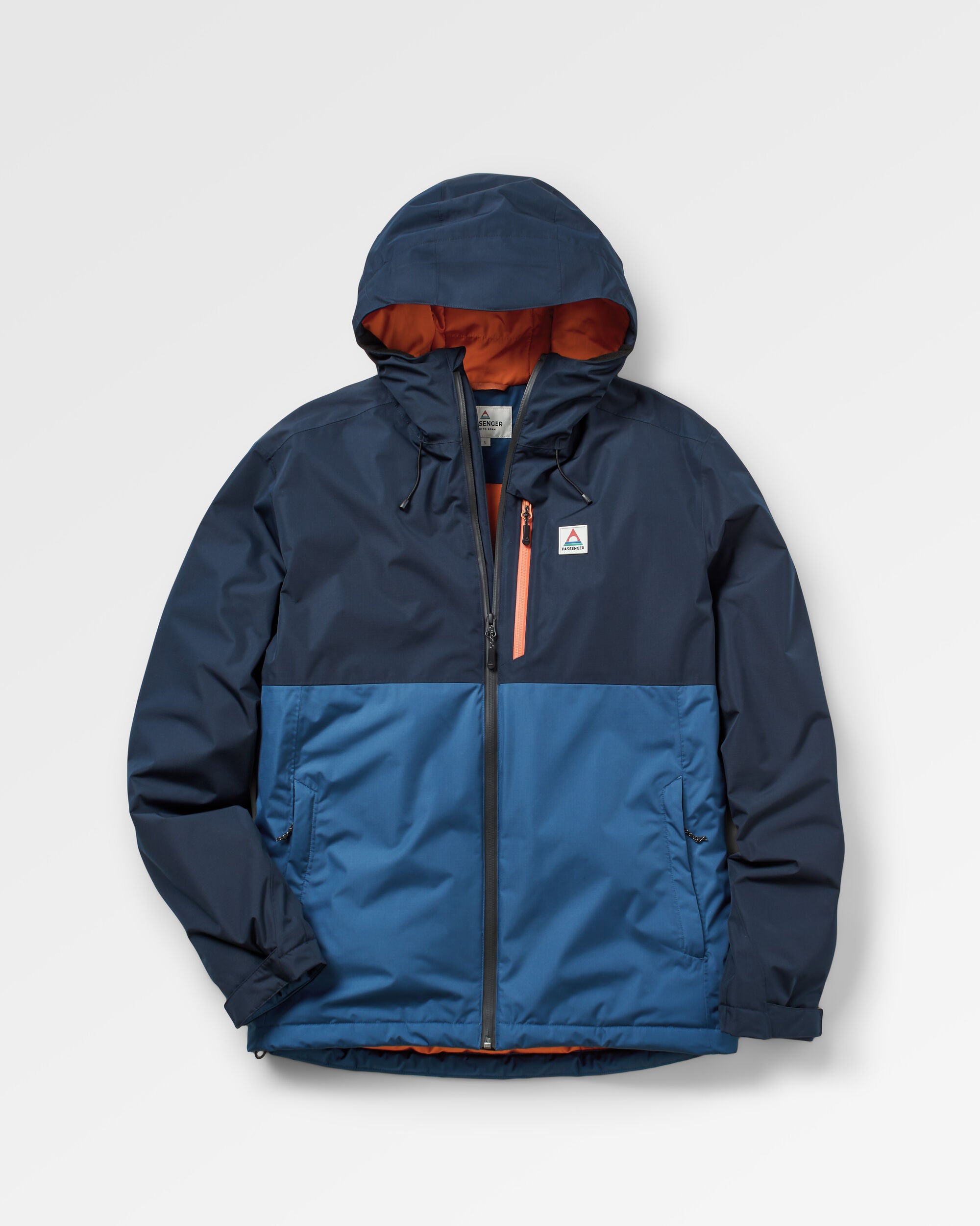 Shadow Thermore® Insulated Water Resistant Jacket - Dark Denim/ Deep Navy - Flatlay