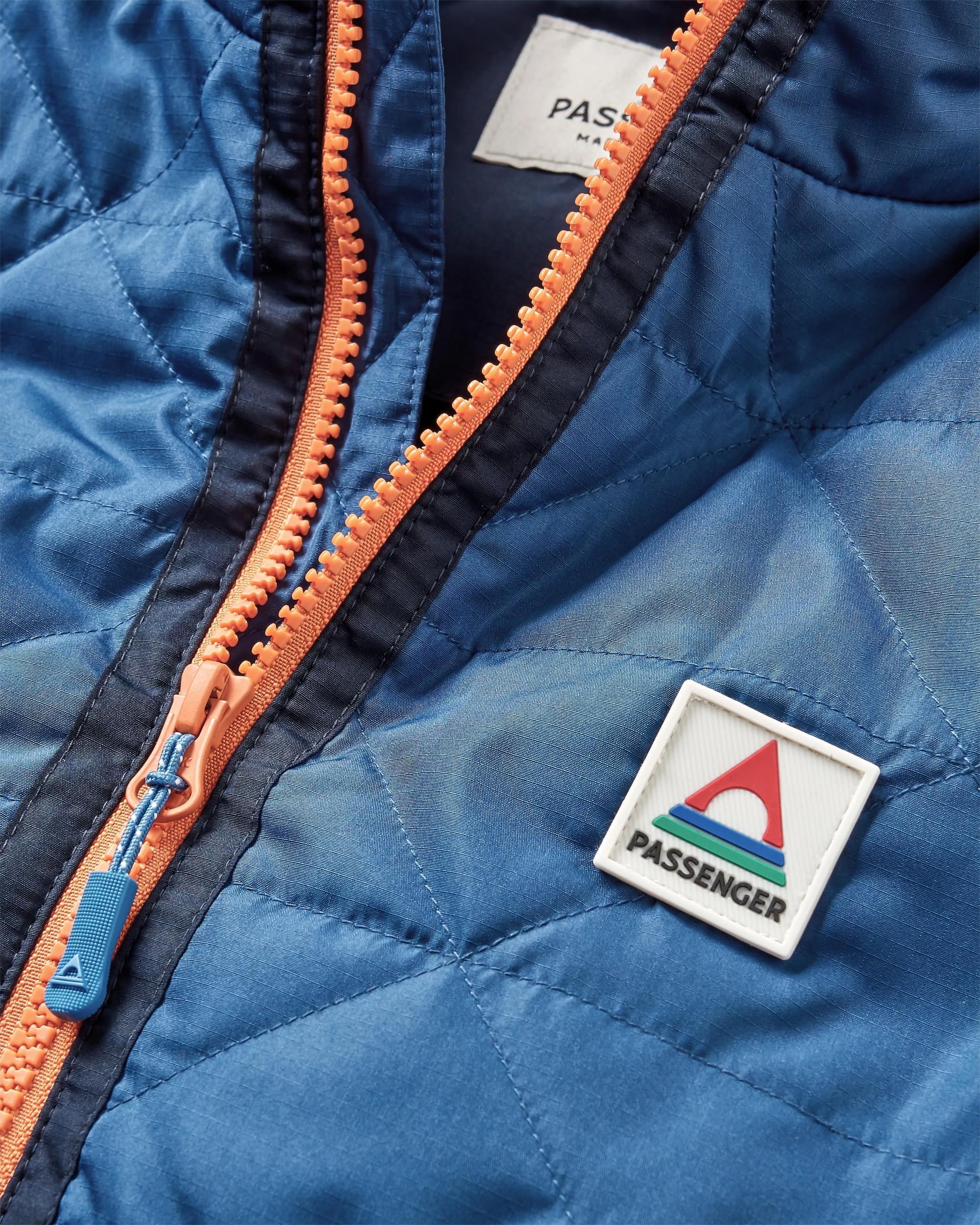 Pursue Recycled Thermore® Insulated Jacket - Dark Denim/ Deep Navy - Flatlay