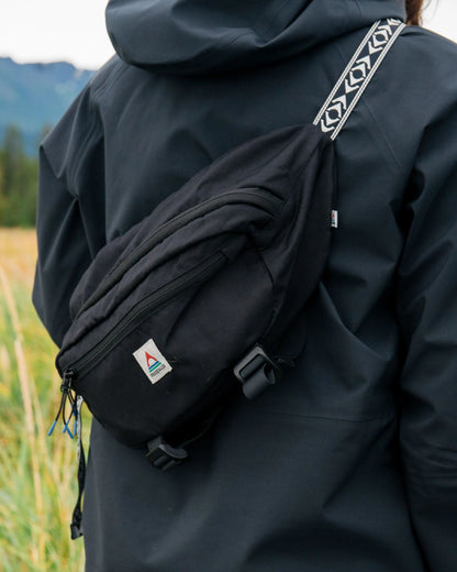 Boondocker Recycled Hip Pack - Black - Lifestyle