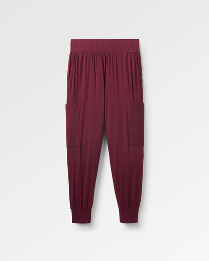 Day Dream Recycled Trouser - Fig - Flatlay