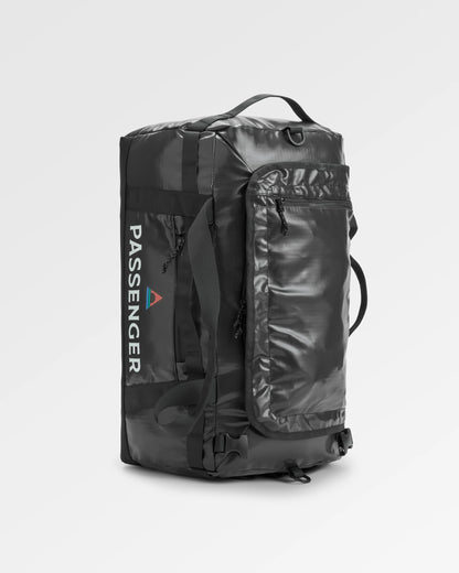 Roamer Recycled 40L Duffel Bag - Phantom Black - Flatlay
