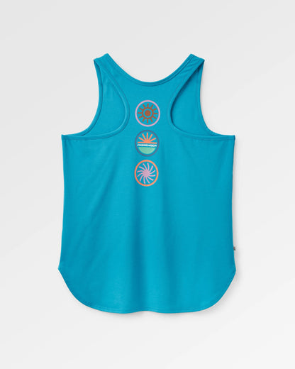 Chase The Light Drirelease® Active Vest - Bluejay - Flatlay