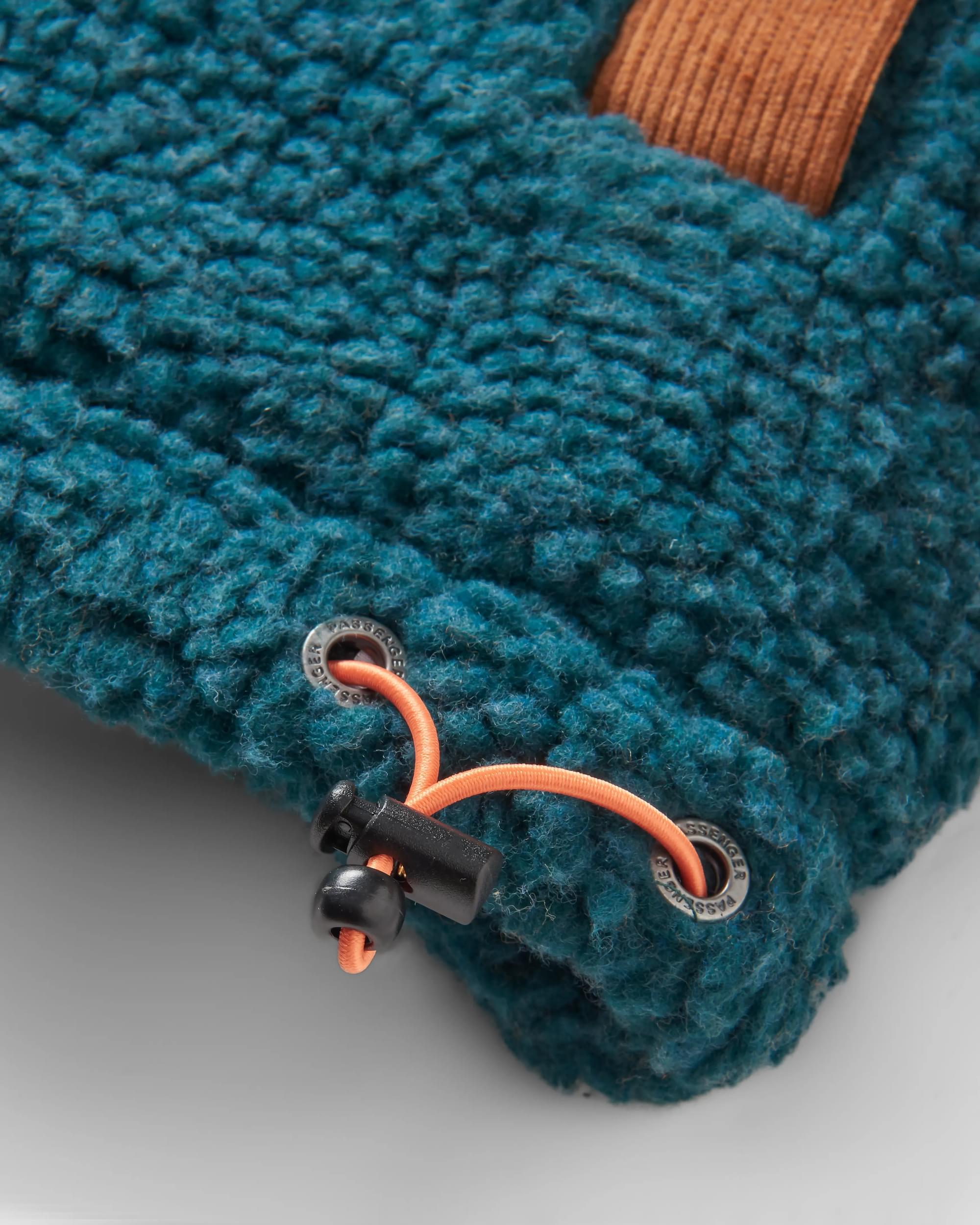 Create Recycled Deep-Pile Sherpa Fleece - Mediterranean - Flatlay