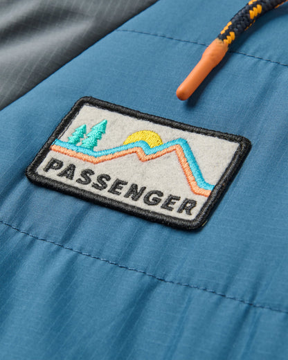 Ocean Recycled Insulated Anorak - Ensign Blue - Flatlay