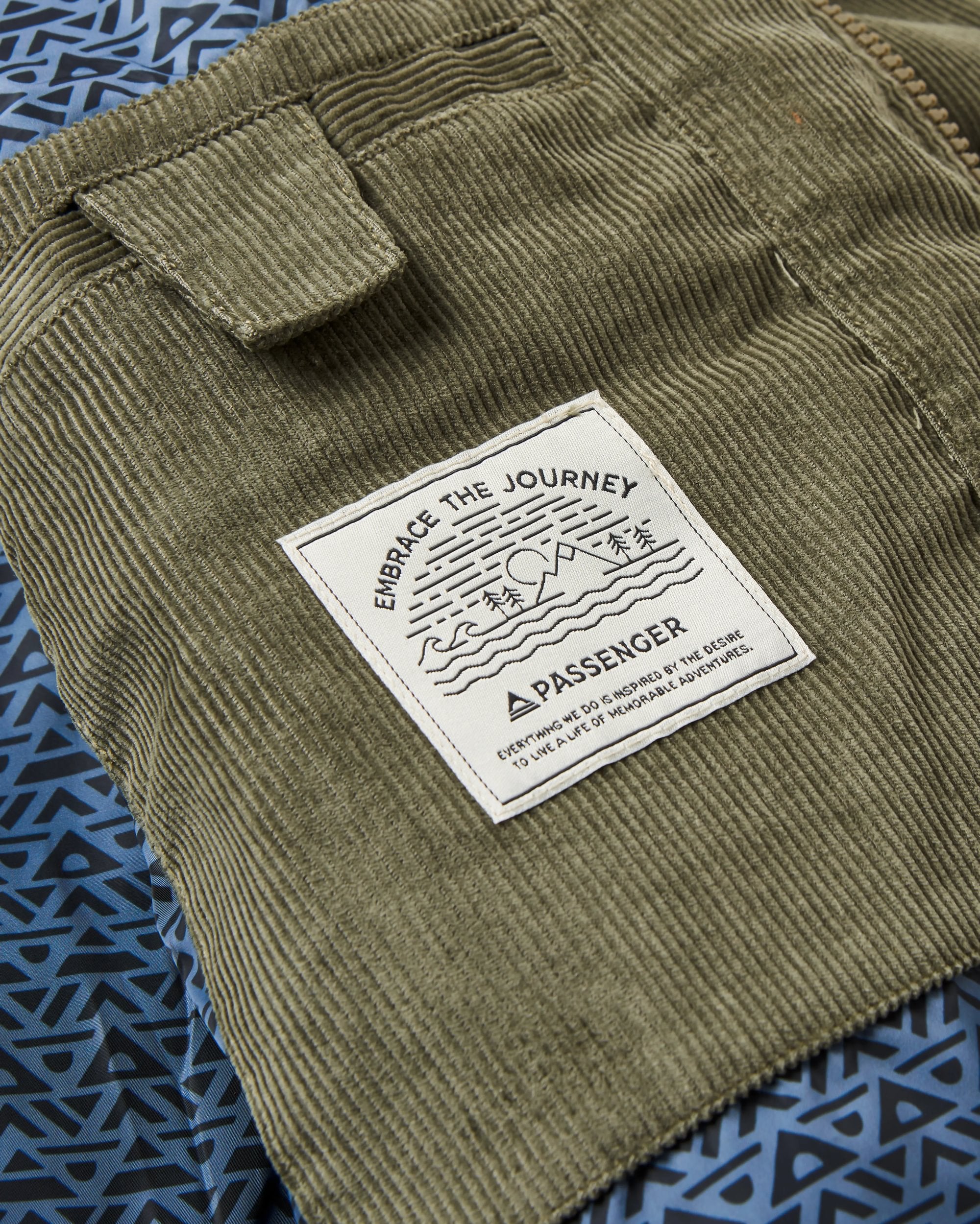 Backcountry Cord Insulated Jacket - Dusty Olive - Flatlay