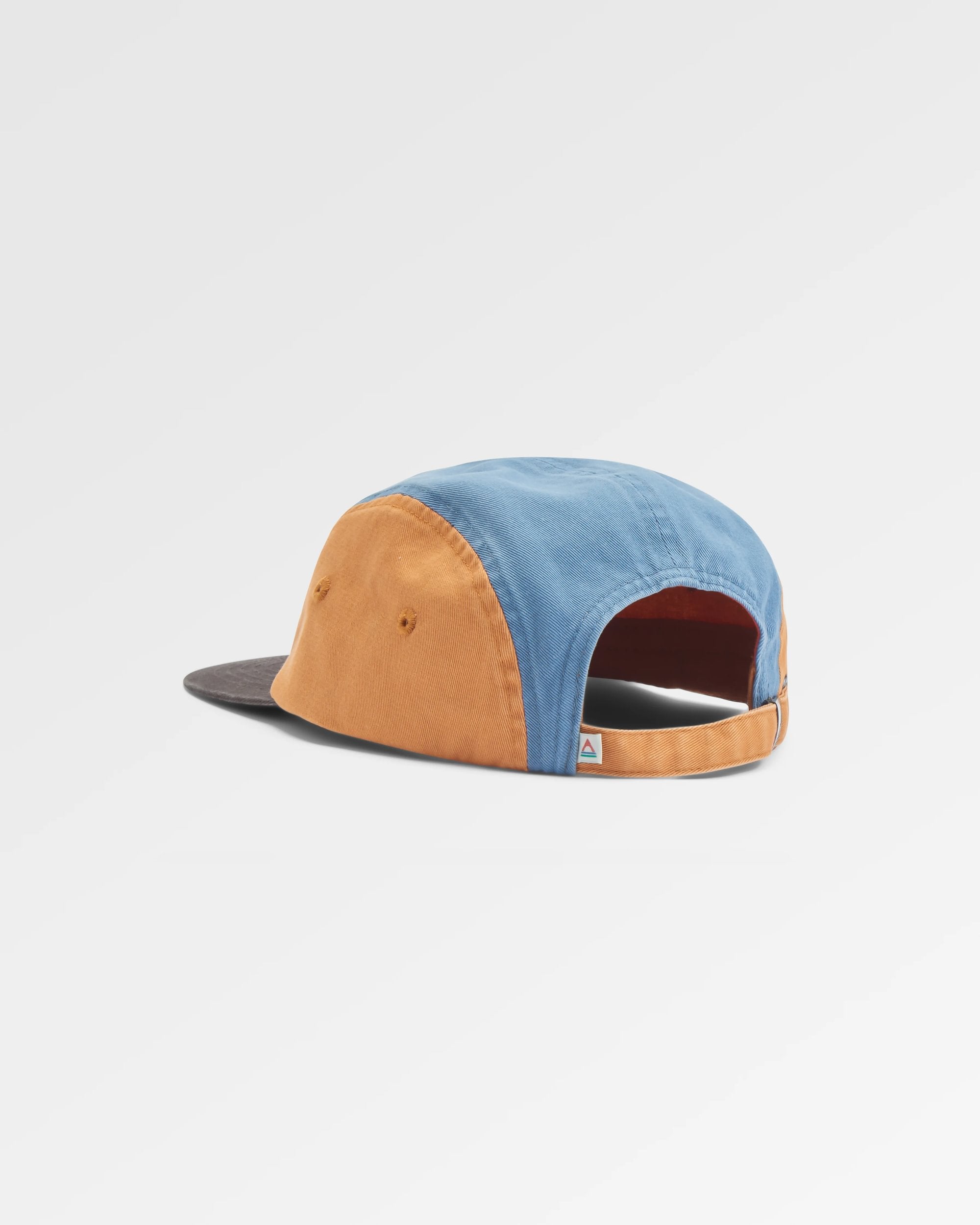 Fixie Recycled 5 Panel Cap - Spruce Yellow Multi - Flatlay