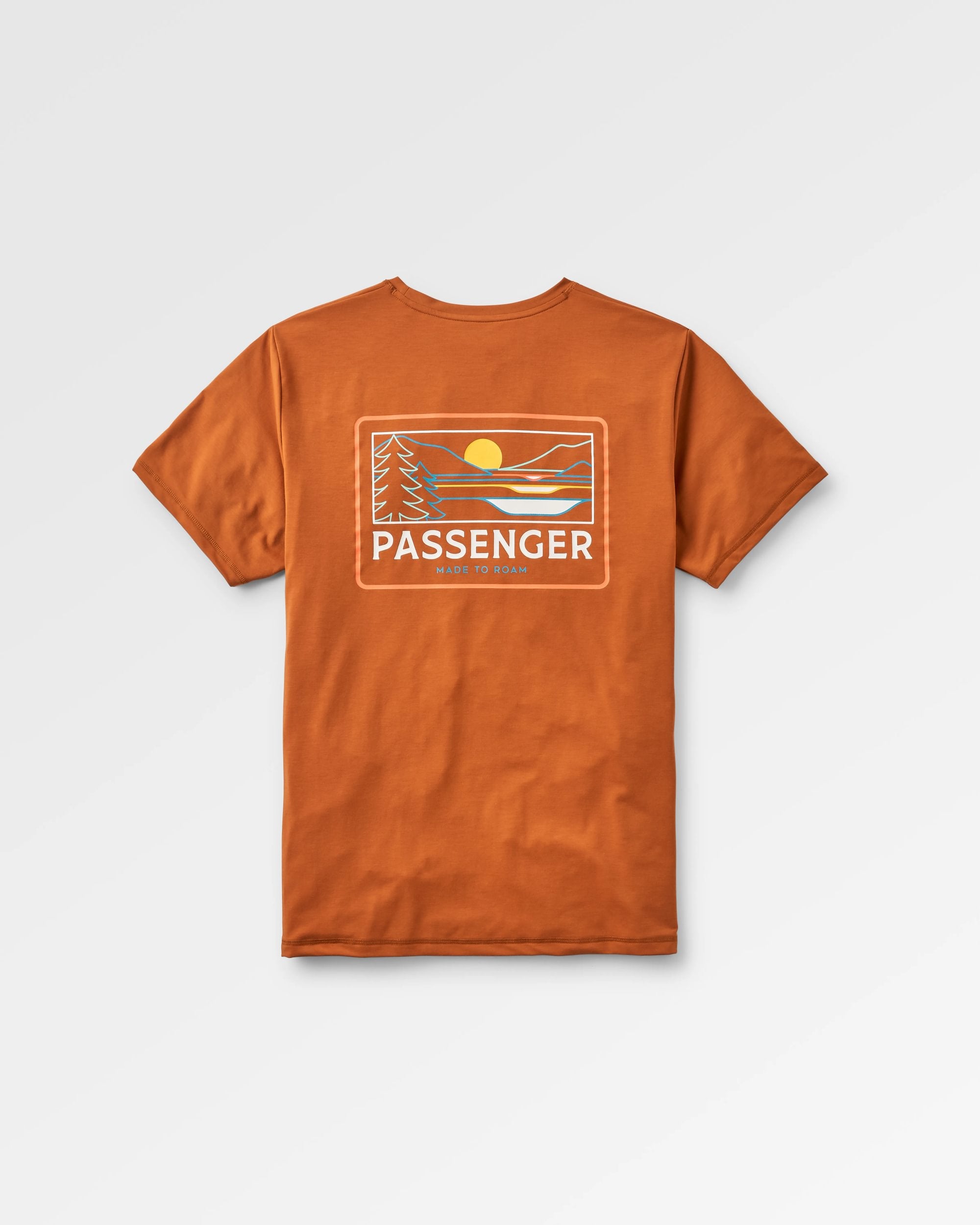 Roamer Men's Drirelease® Active T-Shirt - Glazed Ginger - Flatlay