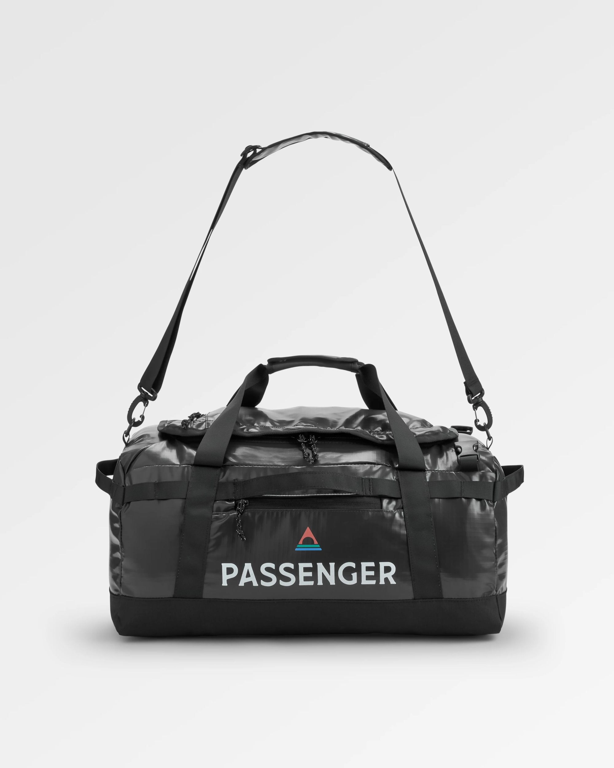 Roamer Recycled 40L Duffel Bag - Phantom Black - Flatlay