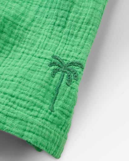 Waveney Cotton Short - True Green - Flatlay