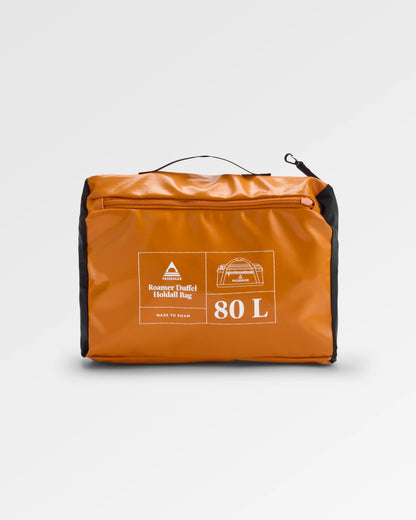 Roamer Recycled 80L Duffel Bag - Sunrise Orange - Flatlay