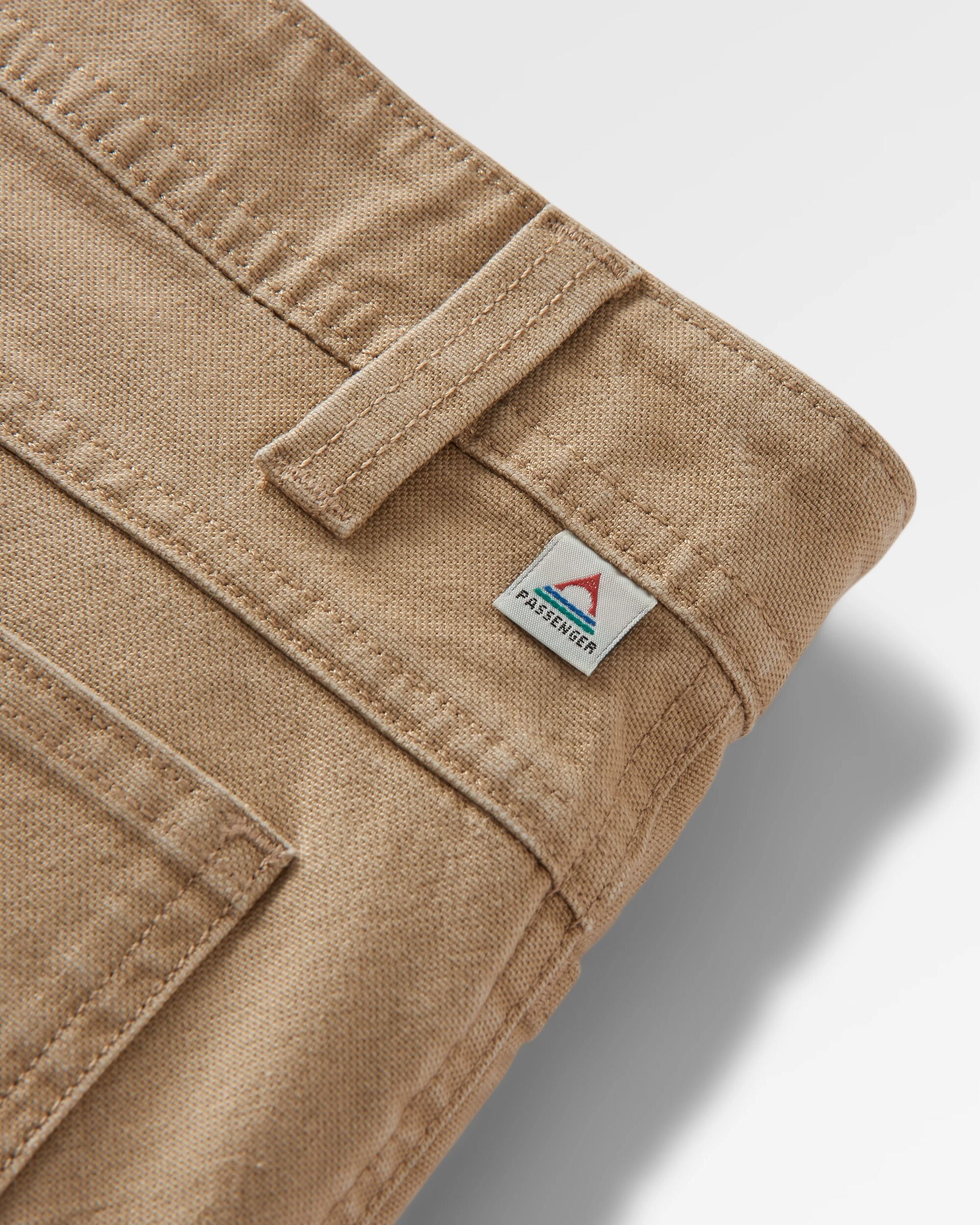 Vantage Organic Cotton Trouser - Biscuit - Flatlay