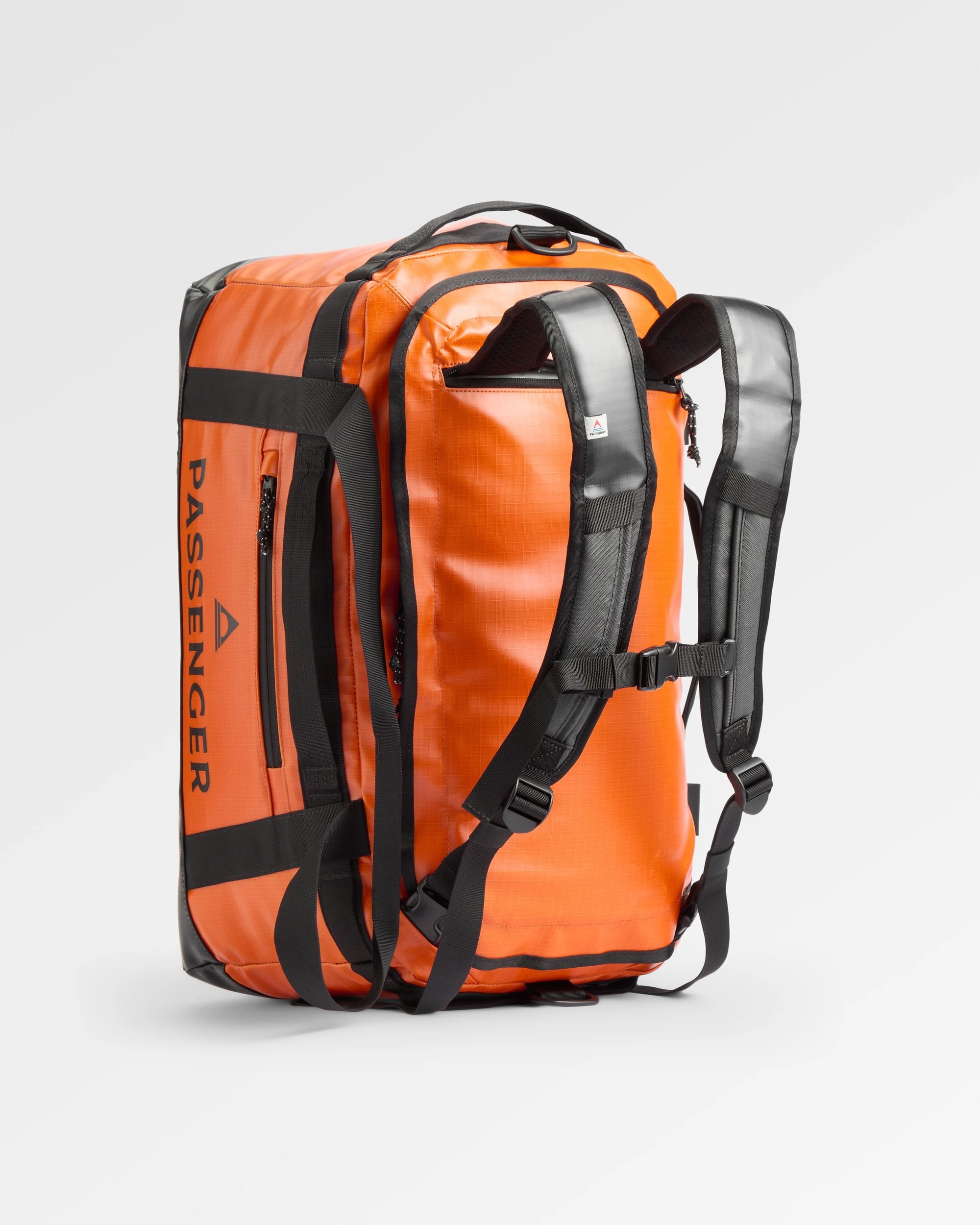 Roamer Recycled 40L Duffel Bag - Sunrise Orange - Flatlay