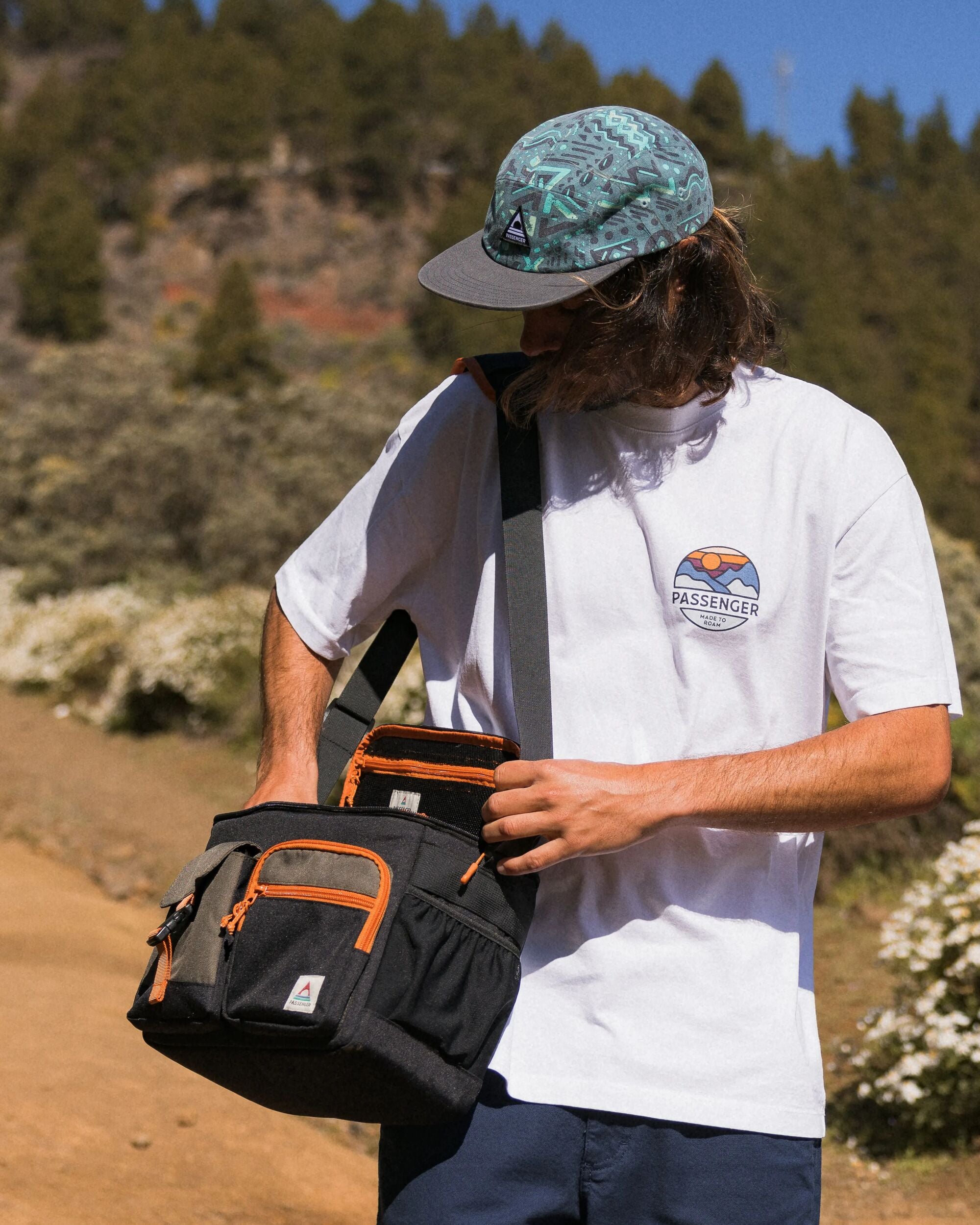 Boondocker Recycled Camera Bag - True Black/ Khaki - Lifestyle - Male