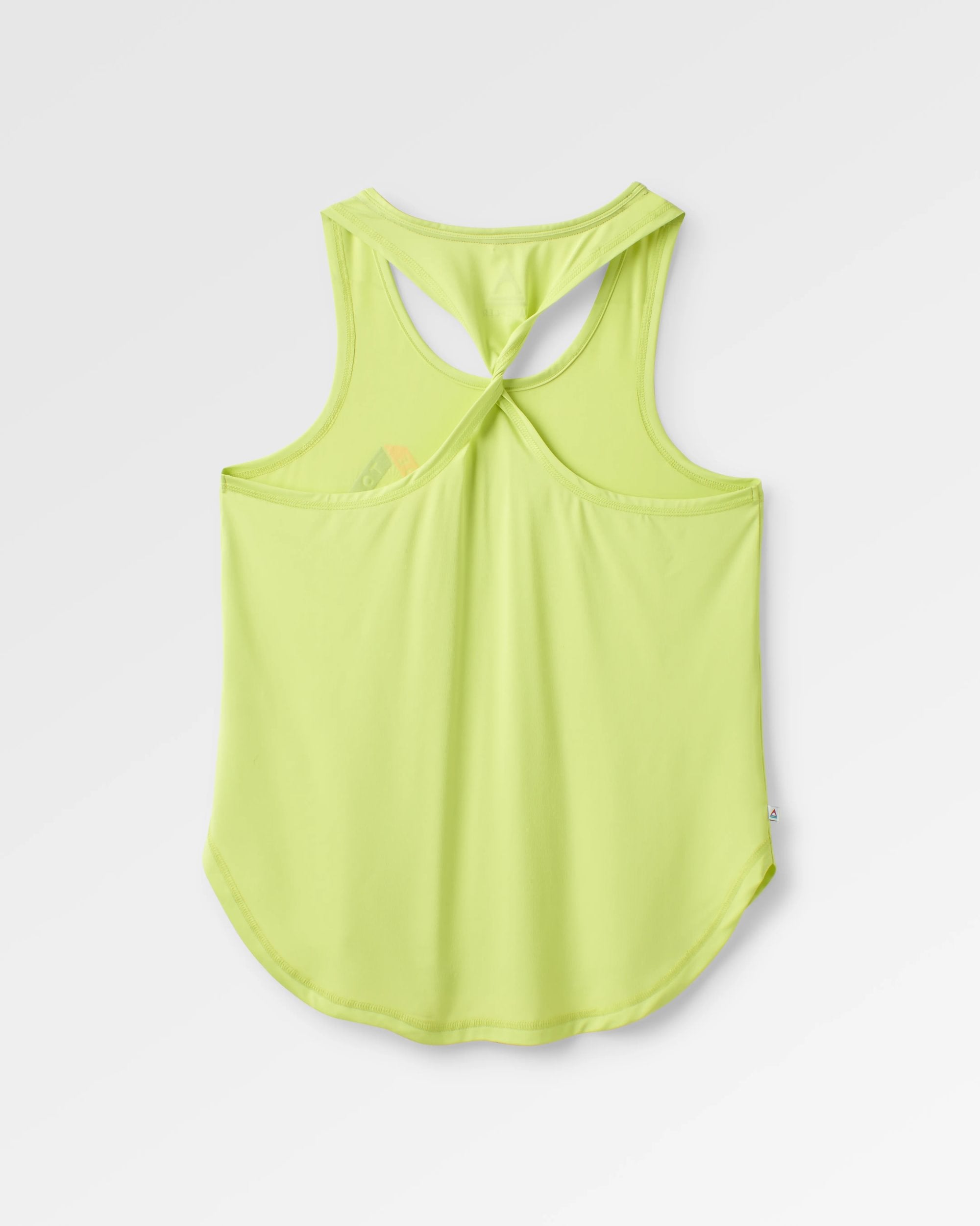Twist Recycled Active Vest - Lime Juice - Flatlay