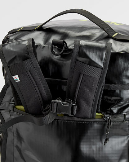 Roamer Recycled 60L Duffel Bag - Black - Flatlay