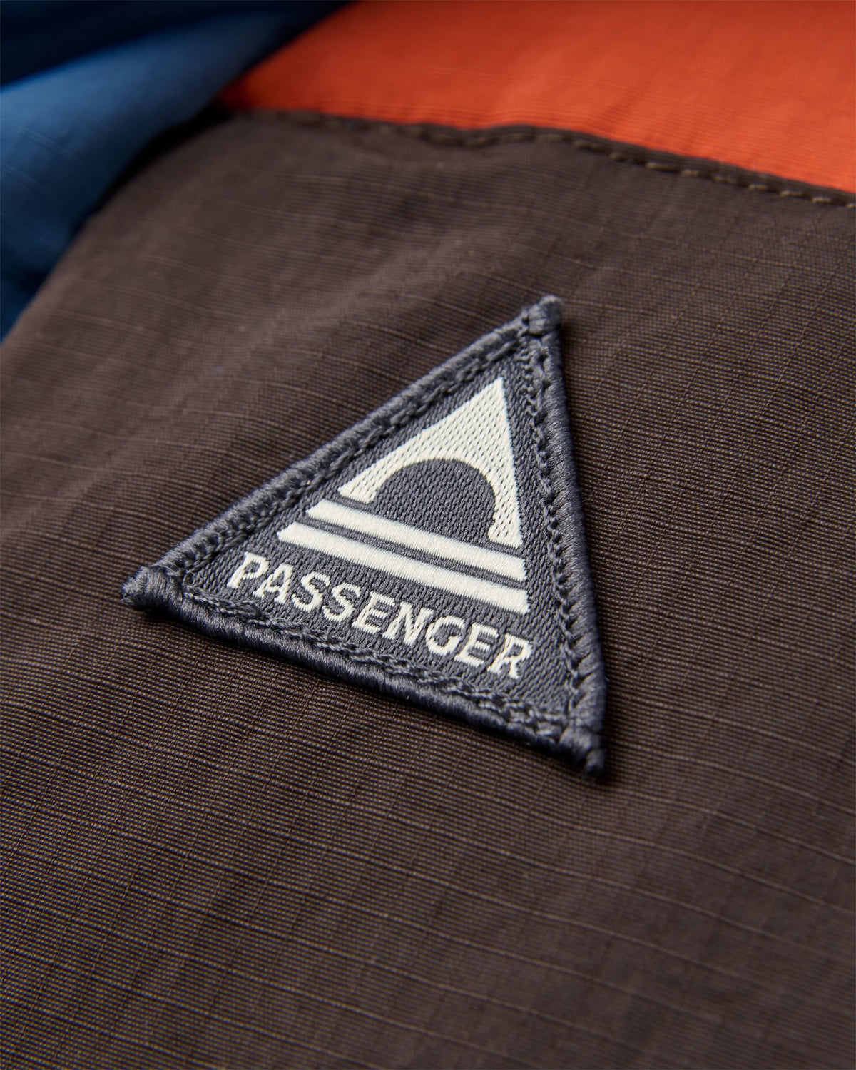 Oceanic Insulated Anorak - Dark Rust/Dark Denim - Flatlay