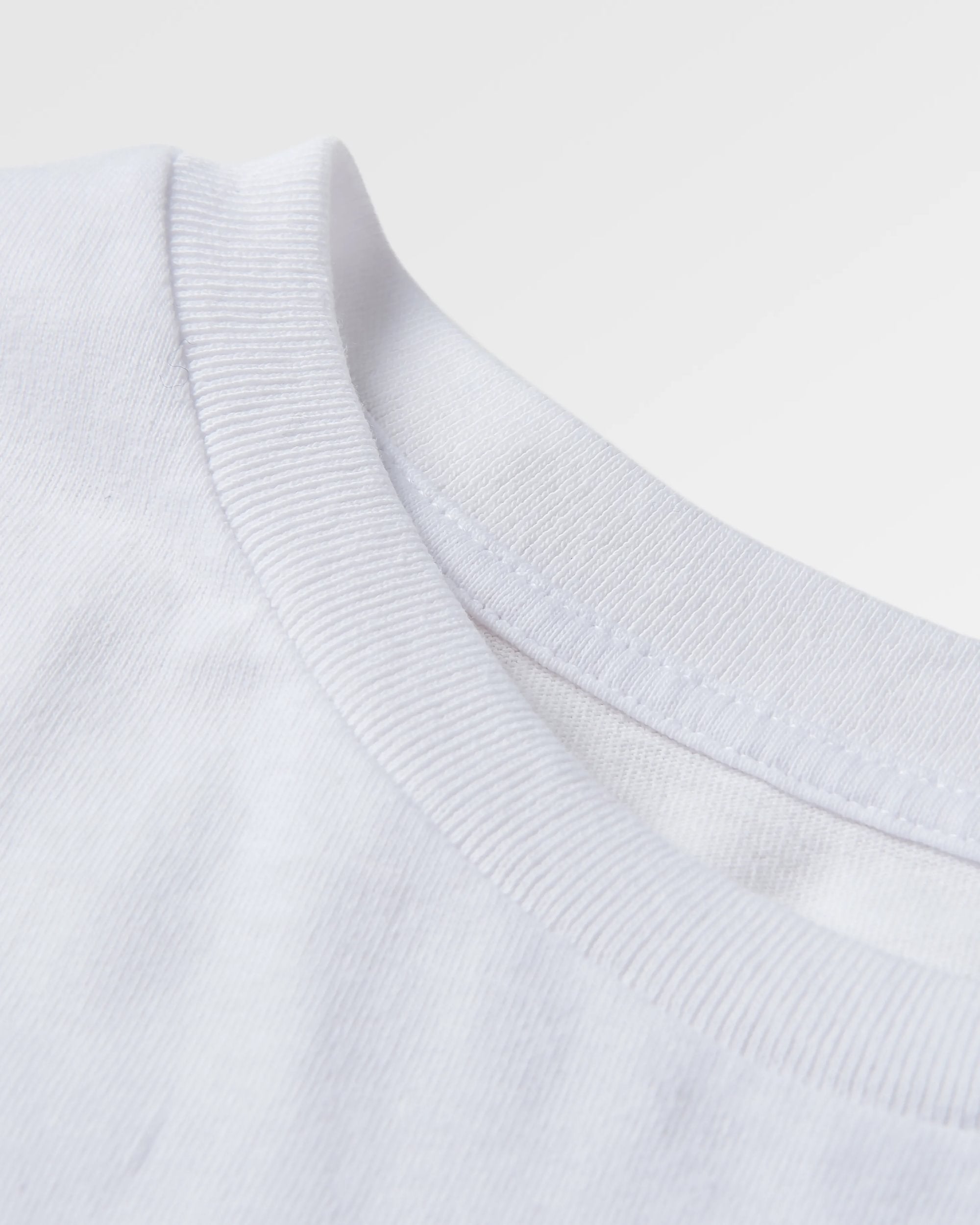 Odyssey Recycled Cotton T-Shirt - White - Flatlay