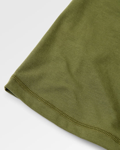 Classic Logo Drirelease® Active T-Shirt - Khaki - Flatlay