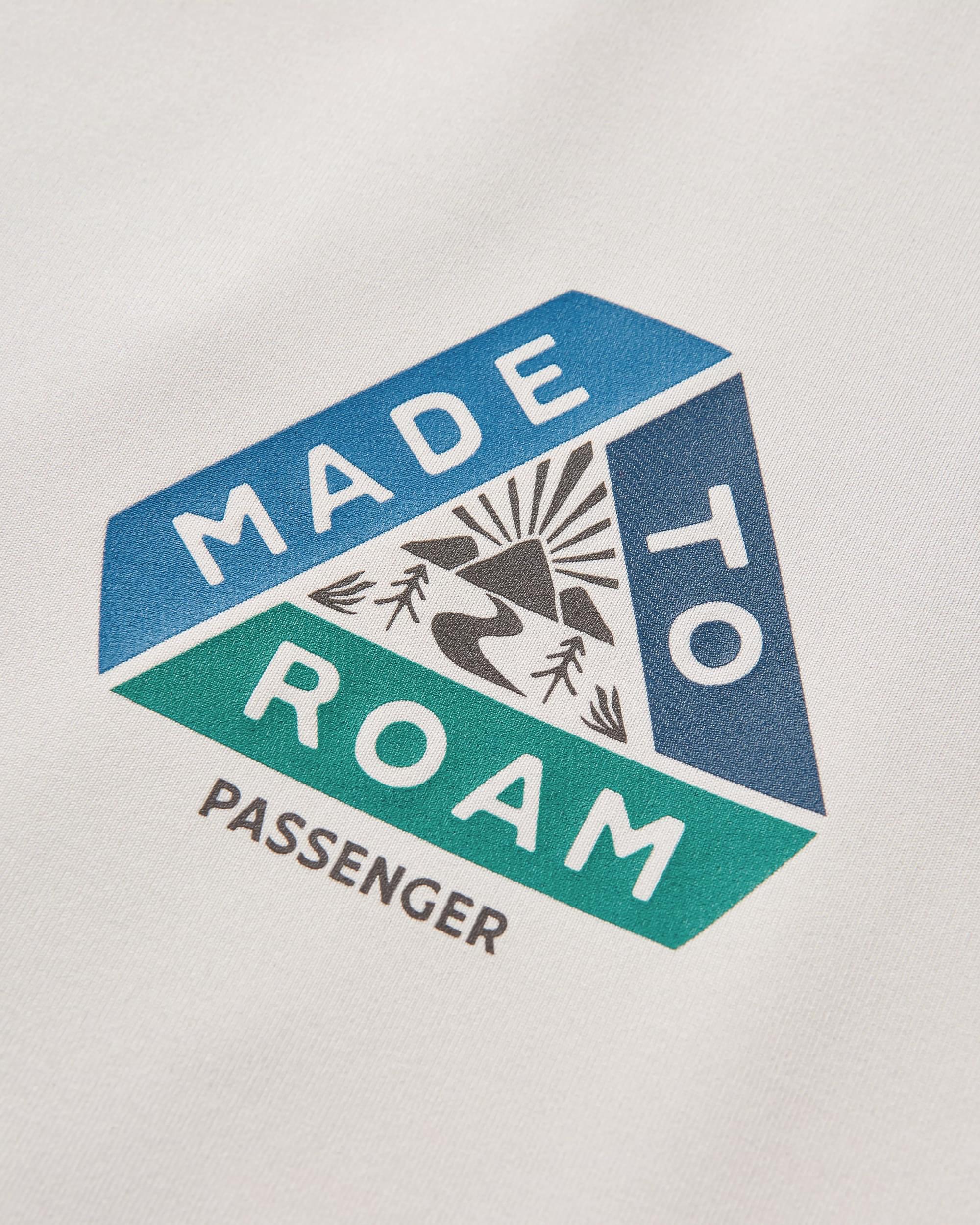 Range Recycled Active LS T-shirt - Dusty Ochre/ Vintage White - Flatlay