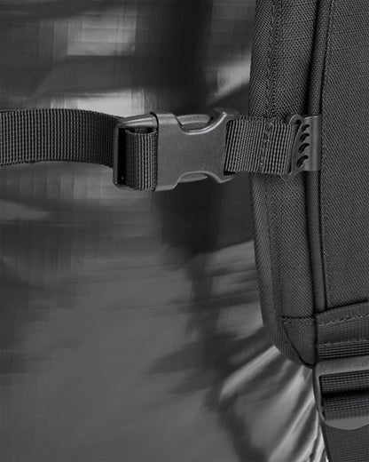 Roamer Recycled 40L Duffel Bag - Phantom Black - Flatlay