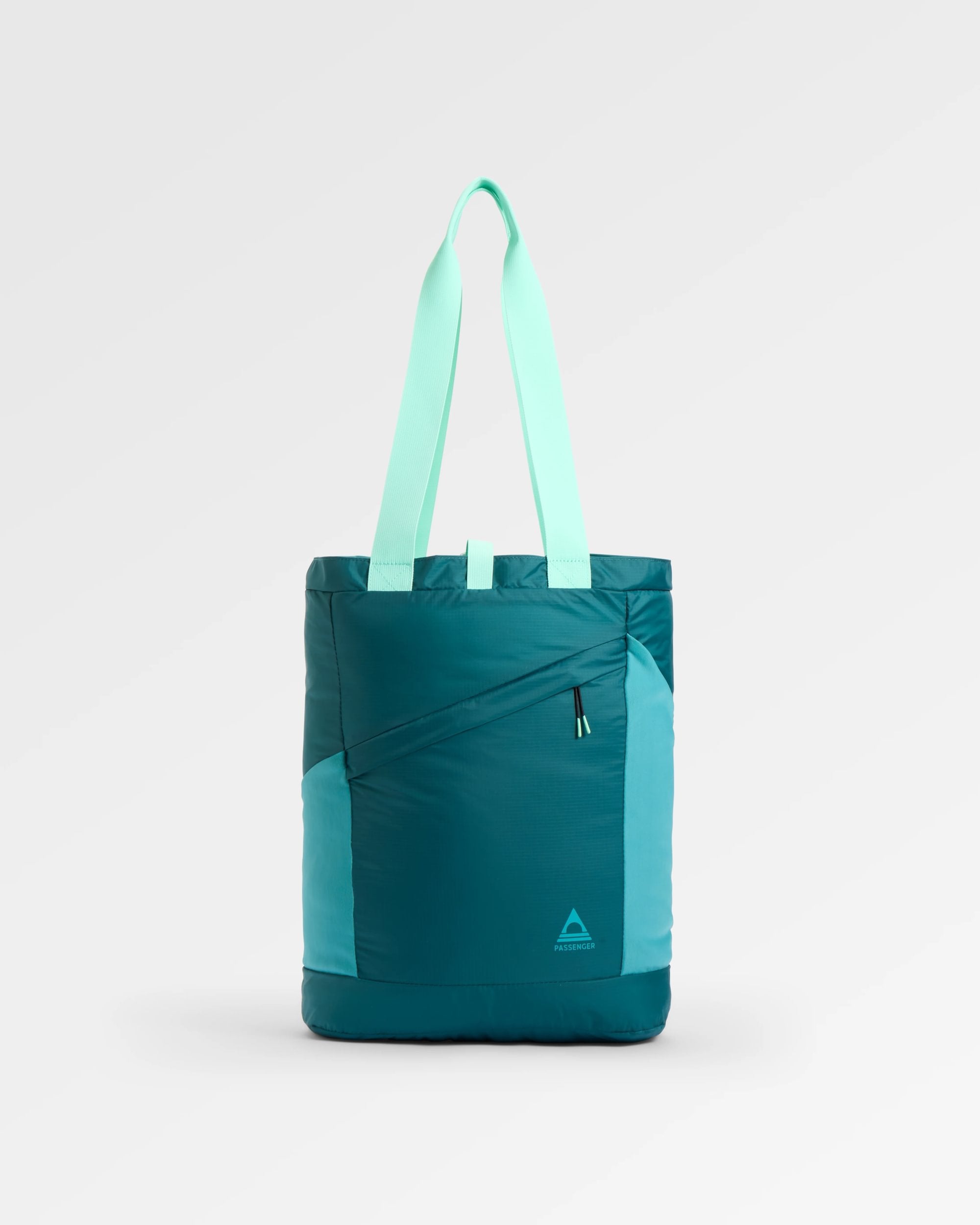Travelscape Light Tote - Mediterranean/ Ocean Teal - Flatlay