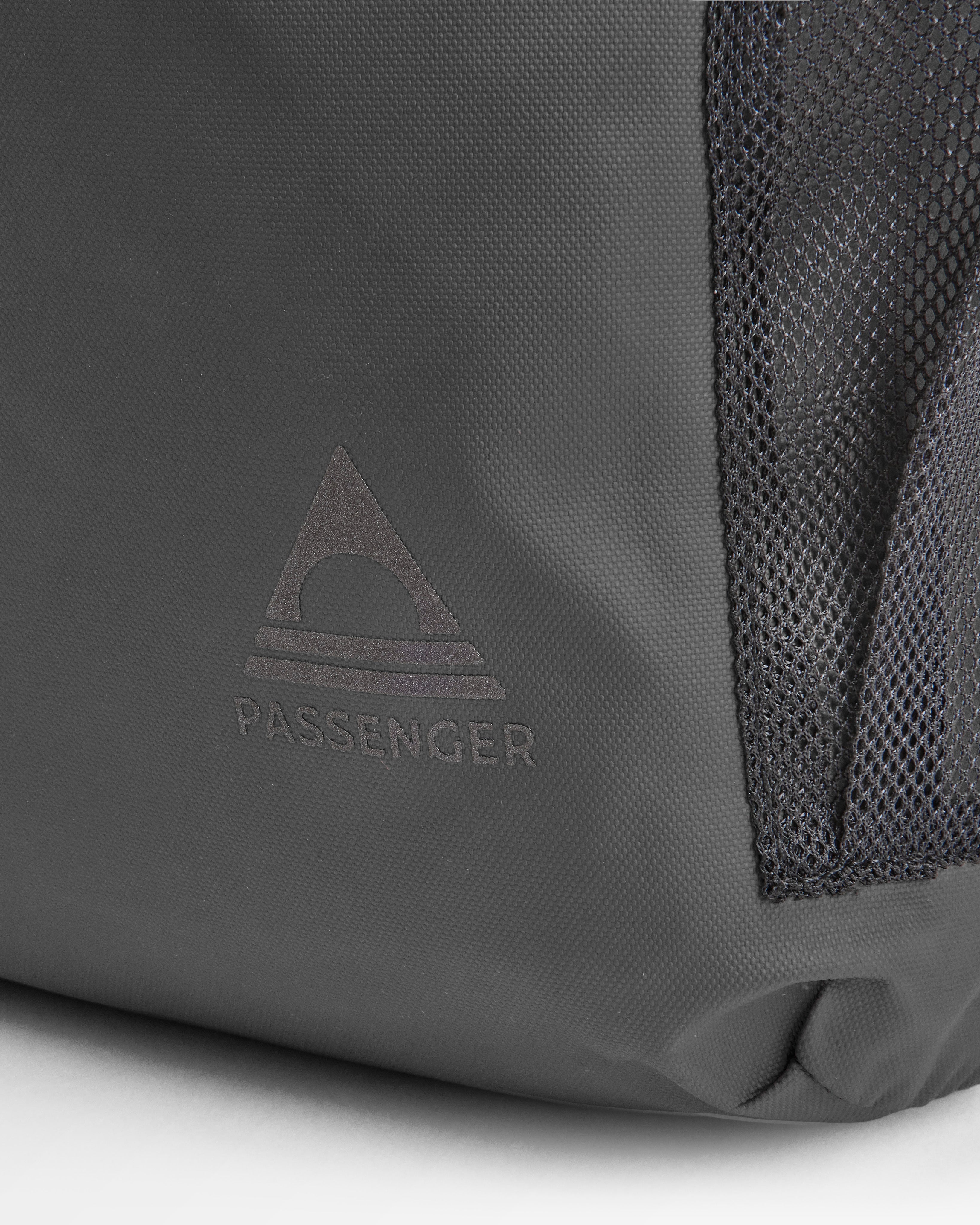 Crossing Roll Top Backpack - Charcoal/ Black - Flatlay