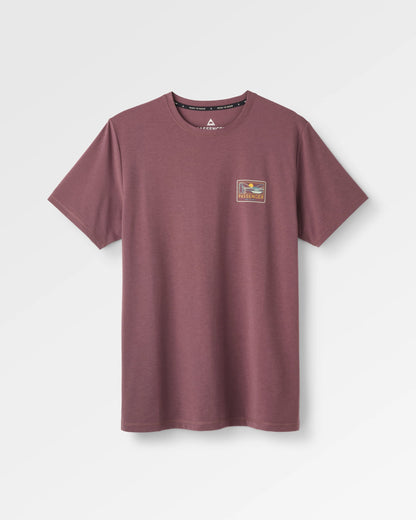 Roamer Men's Drirelease® Active T-Shirt - Brambleberry - Flatlay