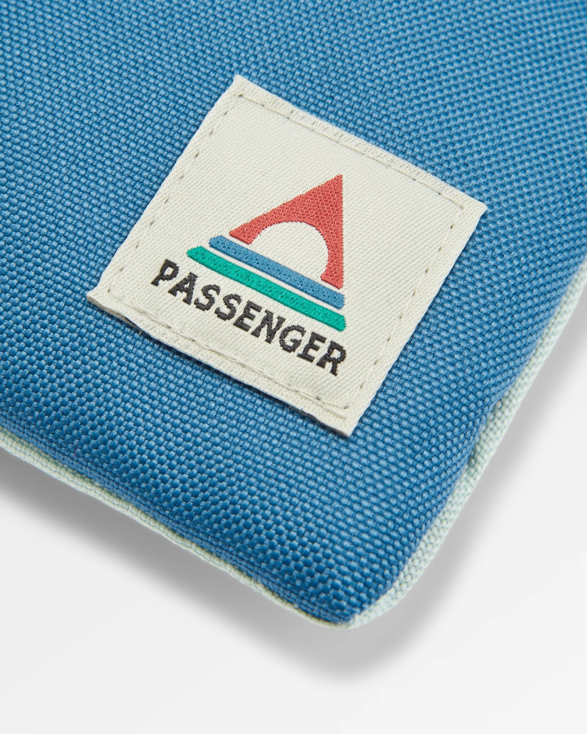 Essentials Recycled Pouch - Rich Navy/Surf Spray/Moonlight Blue - Flatlay