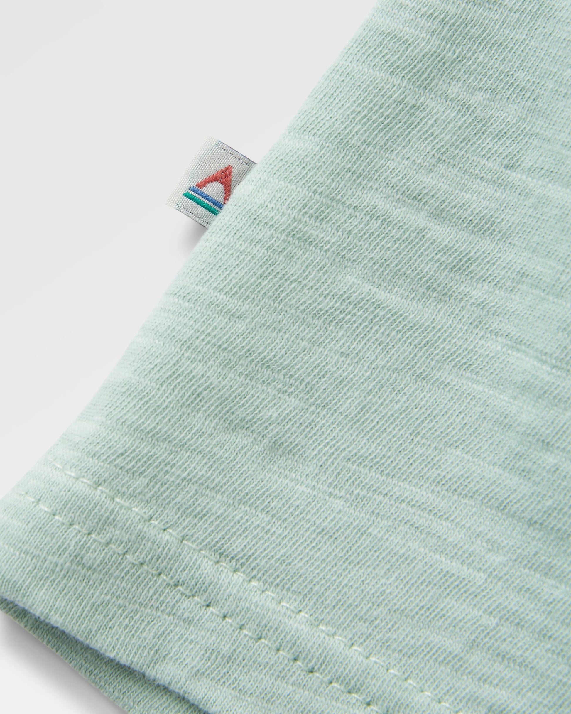 Rivergate Recycled Cotton Top - Spearmint - Flatlay