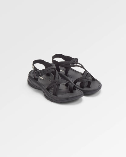 Atlas Roam Sandal - Black - Flatlay