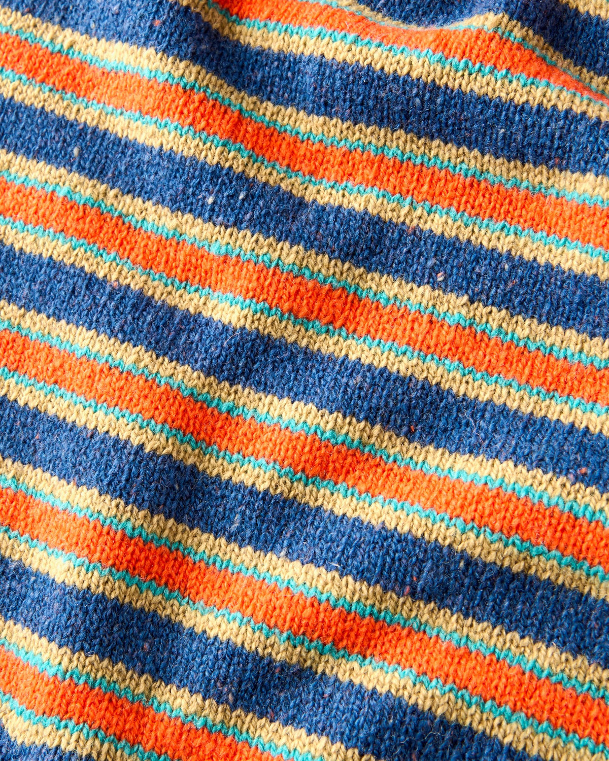 Goldglow Knit Scarf - Dark Denim - Flatlay