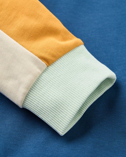 Easy Days Organic Cotton LS T-Shirt - Dark Denim - Flatlay