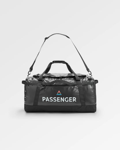 Roamer Recycled 80L Duffel Bag - Phantom Black - Flatlay