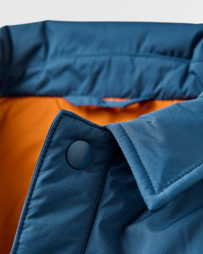 Vanlifer Insulated Overshirt - Dark Denim - Flatlay