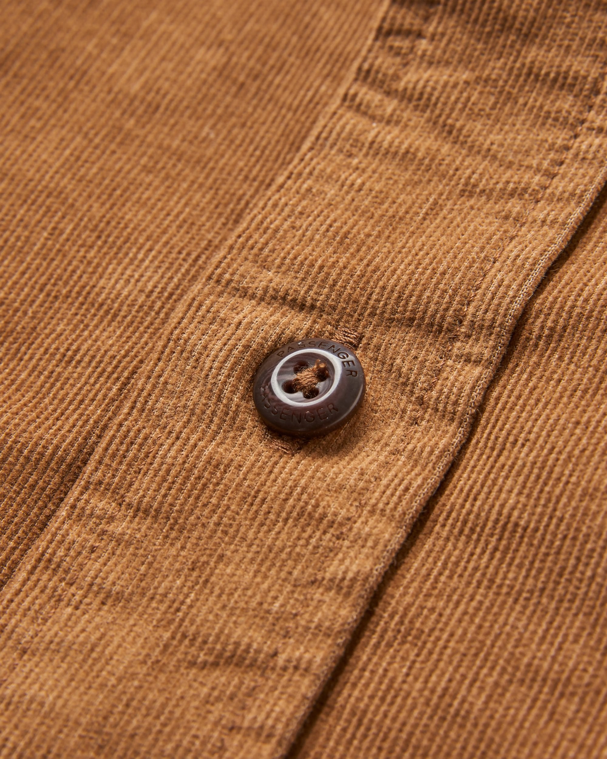 Backcountry Cord Light Shirt - Caramel - Flatlay