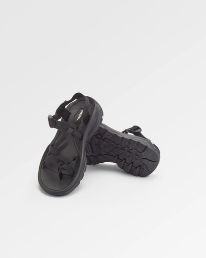 Atlas Roam Sandal - Black - Flatlay