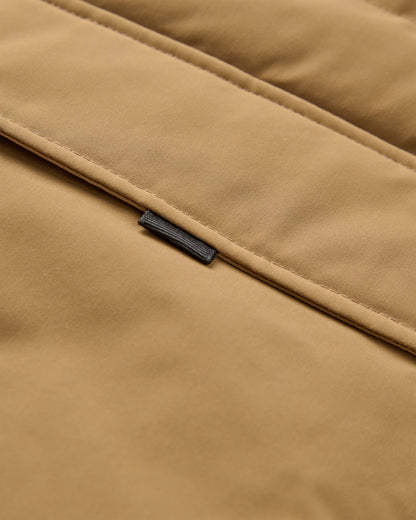 Baltic Recycled Insulated Gilet - Caramel/Black - Flatlay